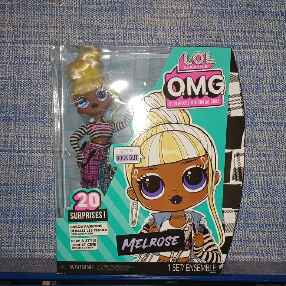 L.O.L. Surprise! OMG Doll - Melrose with Blonde and Black Hair